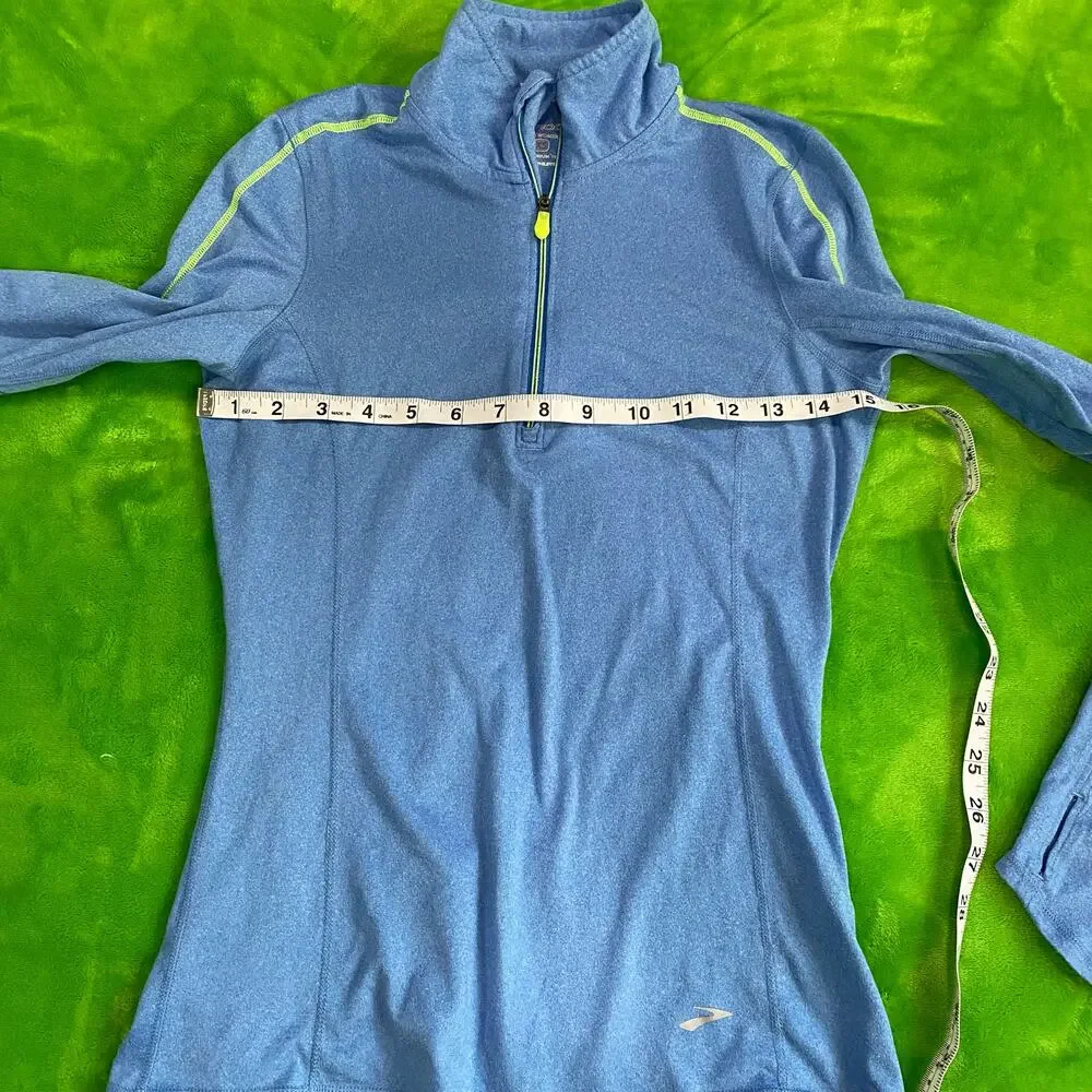 Brooks Blue Equilibrium Technology Pullover Sweater Size XS
